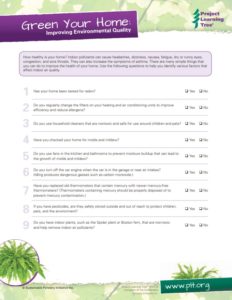 Improving indoor air quality activity