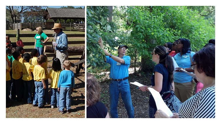 Forester-Ed-Lewis-teaching-children-adults-outdoors