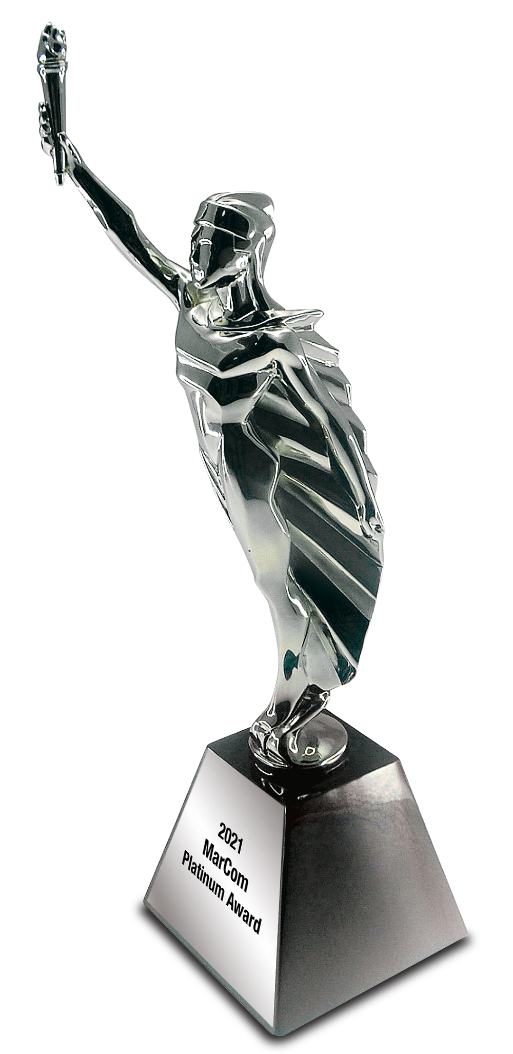 MarCom Platinum Statue