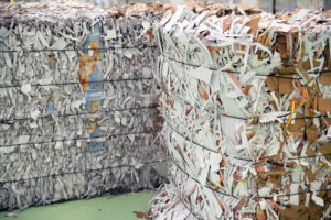 Paper mill plant - Paper and cardboard for recycling